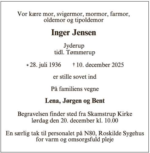 Inger Jensen