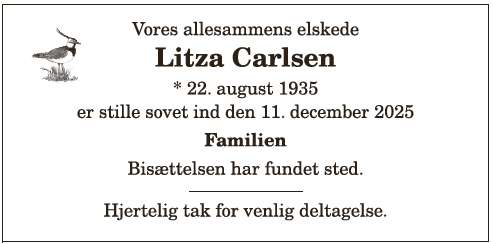 Litza Carlsen - 1210394550
