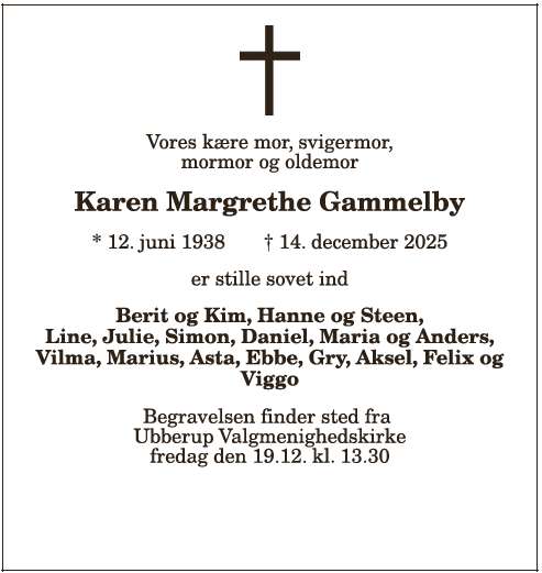 Karen Margrethe Gammelby - 19934