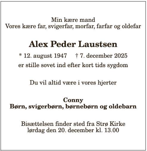 Alex Peder Laustsen - 1210394032