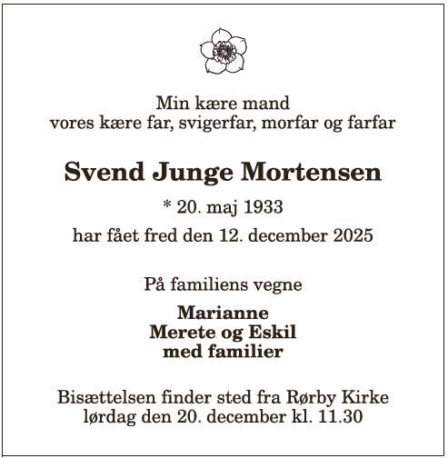 Svend Junge Mortensen - 1210394416