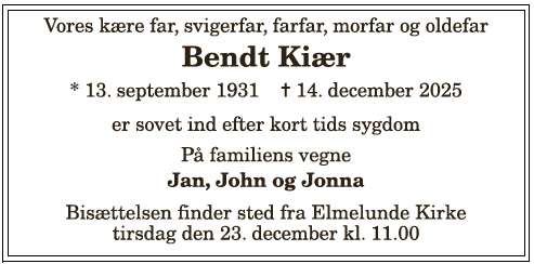 Bendt Kiær - 1210394660