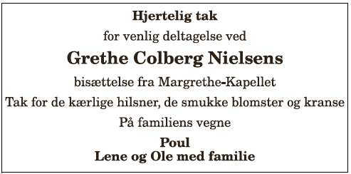 Grethe Colberg Nielsen - 1210393547
