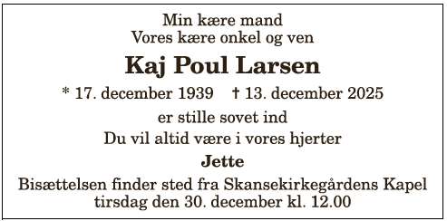Kaj Poul Larsen - 1210394743