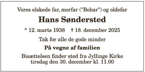 Hans Søndersted - 1210395041