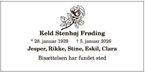 Keld Stenhøj Frøding - ID: 20112