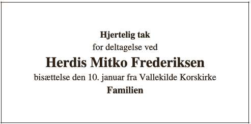 Herdis Mitko Frederiksen
