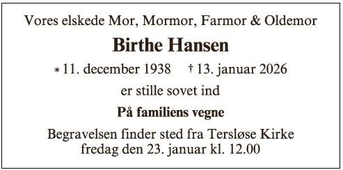 Birthe Hansen - ID 70728
