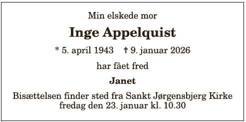 Inge Appelquist