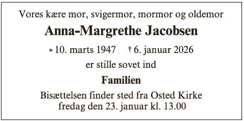 Anna-Margrethe Jacobsen - ID 70545