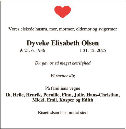 Dyveke Elisabeth Olsen