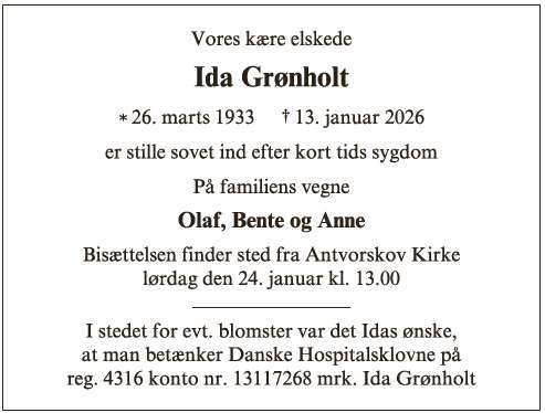 Ida Kristine I. Grønholdt - ID 70798