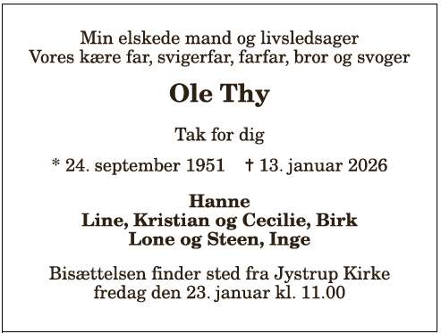 Ole Thy - 1210397722