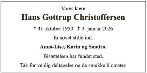 Hans Gottrup Christoffersen