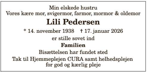 Lili Pedersen - 1210398062