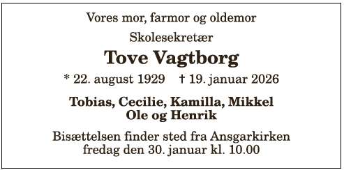 Tove Lauri Vagtborg - 1210398287