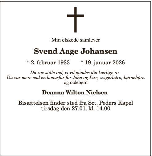Svend Aage Johansen - ID 20212
