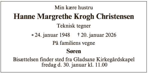 Hanne Margrethe Krogh Christensen - ID 7