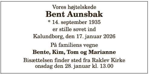 Bent Kurt Krogsgård Aunsbak
