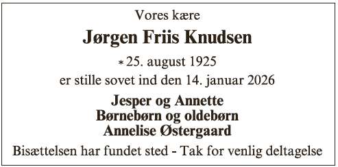 Jørgen Rene Friis Knudsen