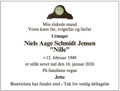 Niels Aage S. Jensen - ID 70940