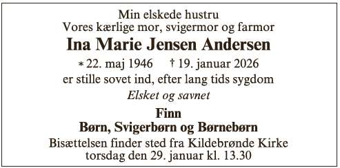 Ina Marie Jensen Andersen - ID 70986