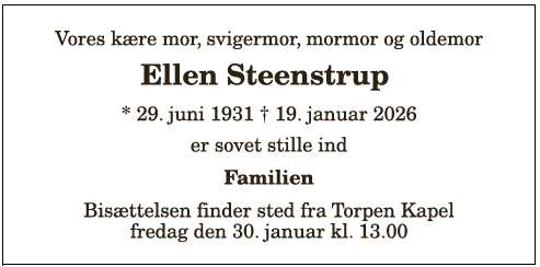 Ellen Steenstrup - 1210398356