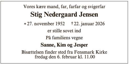 Stig Nedergaard Jensen - ID 71064