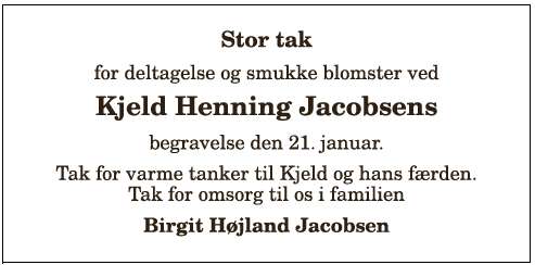 Kjeld Henning Jacobsen - 1210396798