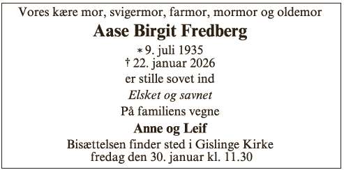 Åse Birgit Fredberg