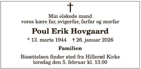 Poul Erik Hovgaard - 1210399180