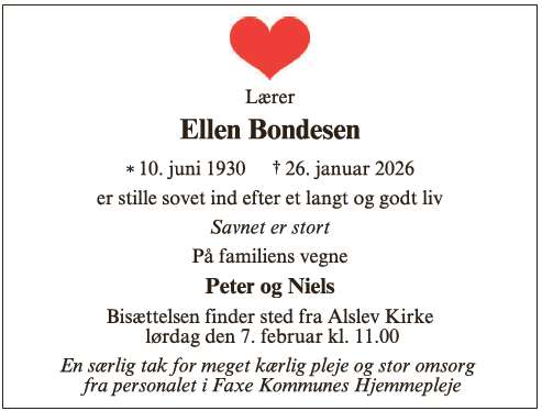Ellen Bondesen - ID 71178