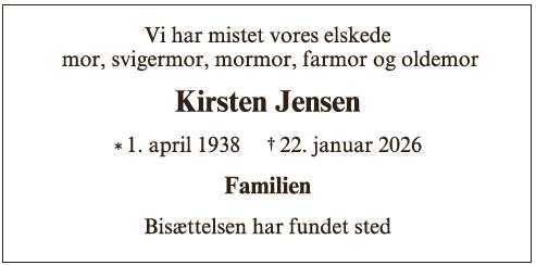 Kirsten Jensen - ID 71123