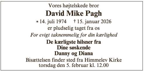 David Mike Pagh - ID 71063