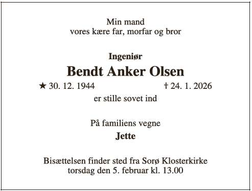 Bendt Anker Olsen