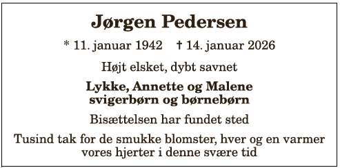 Jørgen Pedersen - 1210397804
