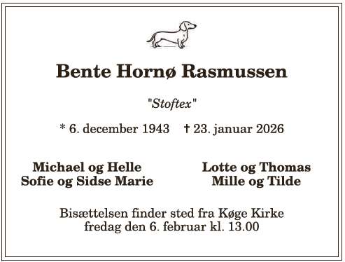 Bente Hornø Rasmussen - 1210399331