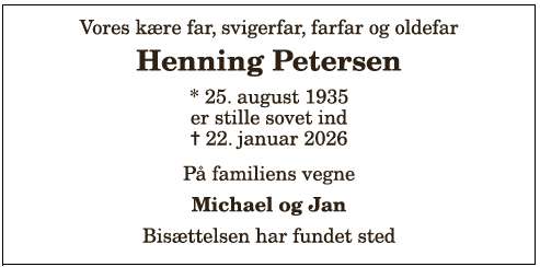 Henning Petersen - 1210398672
