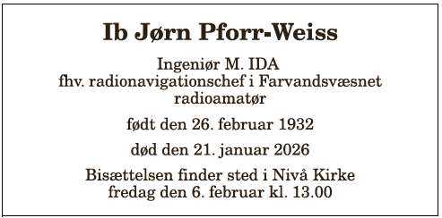 Ib Jørn Pforr-Weiss