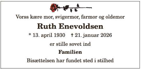 Ruth Edeline Enevoldsen - 1210398431