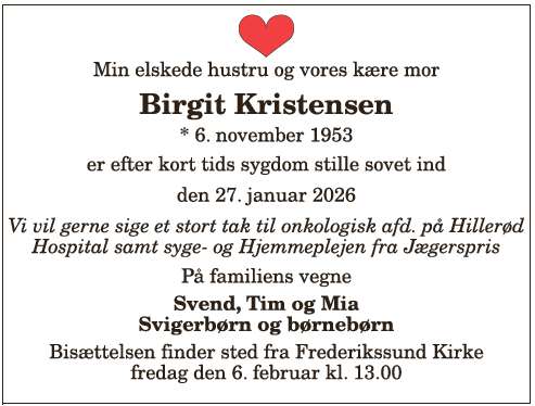 Birgit Kristensen - 1210399357