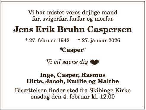 Jens Erik Bruhn Caspersen