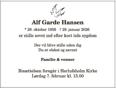 Alf Garde Hansen - ID: 20315