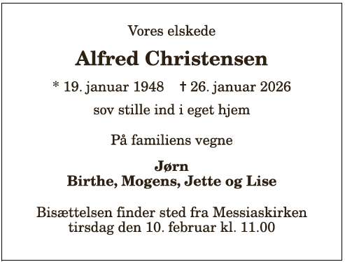 Alfred Christensen - 1210399206