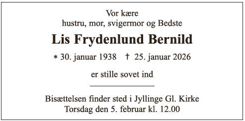 Lis Frydenlund Bernild