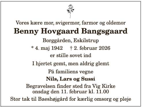 Benny Hovgaard Bangsgaard