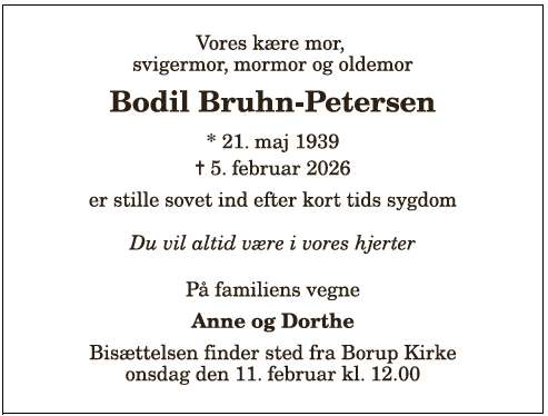 Bodil Irene Bruhn-Petersen - 1210400257