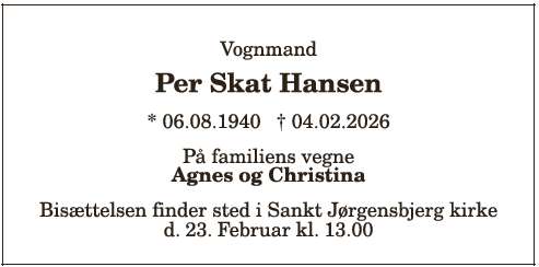 Per Skat Hansen - ID 20380