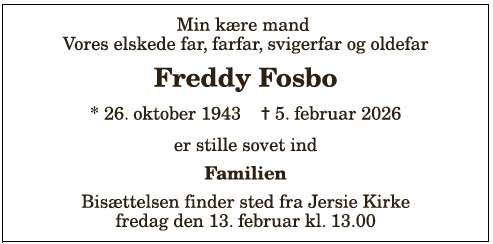 Freddy Fosbo - 1210400289