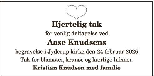 Aase Knudsen - ID: 20607